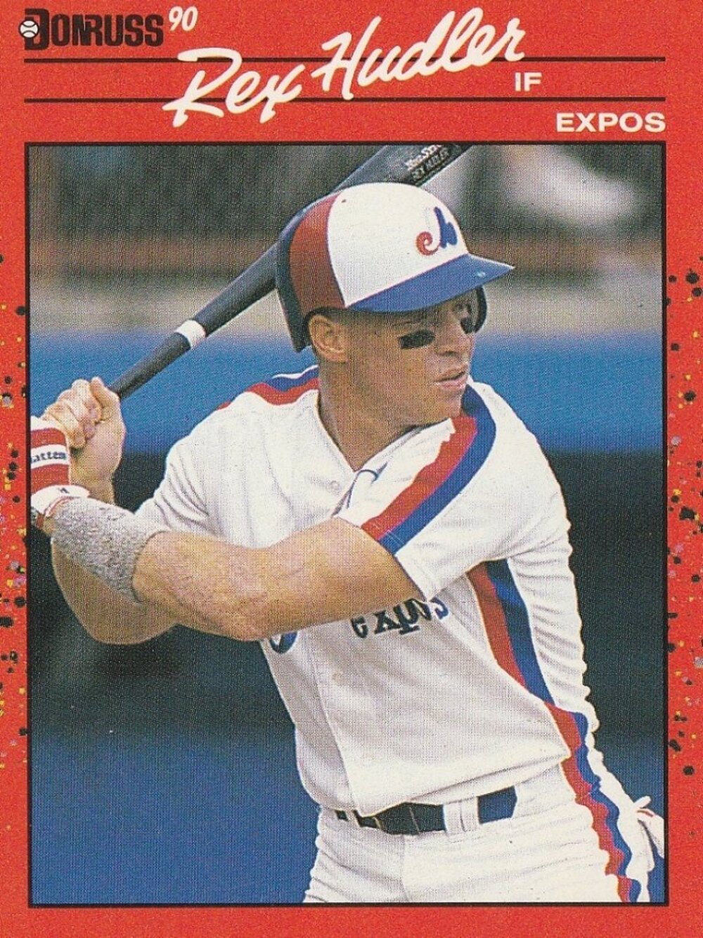 Rex Hudler - Donruss '90 MLB Baseball Card